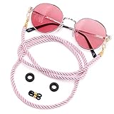 Kalevel Eyeglass Chains for Women Pink Glasses Lanyard Holder Strap Sunglasses Strap Eyewear Retainer