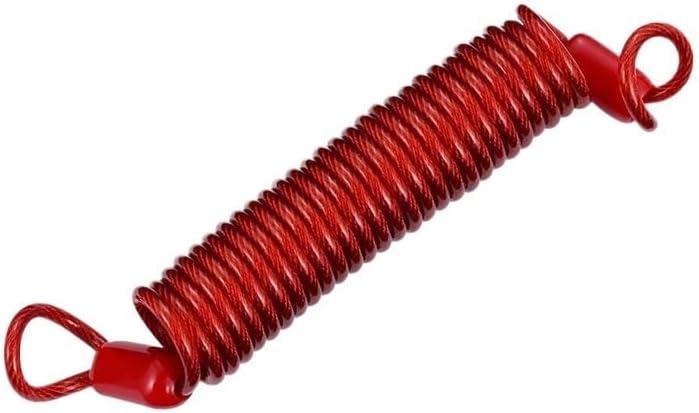 Bike Locks Heavy Duty/Bicycle Chain/Cycling Lock,Codes for Bike Cycle, Moto, Door, Gate Fence(1.5M - red)