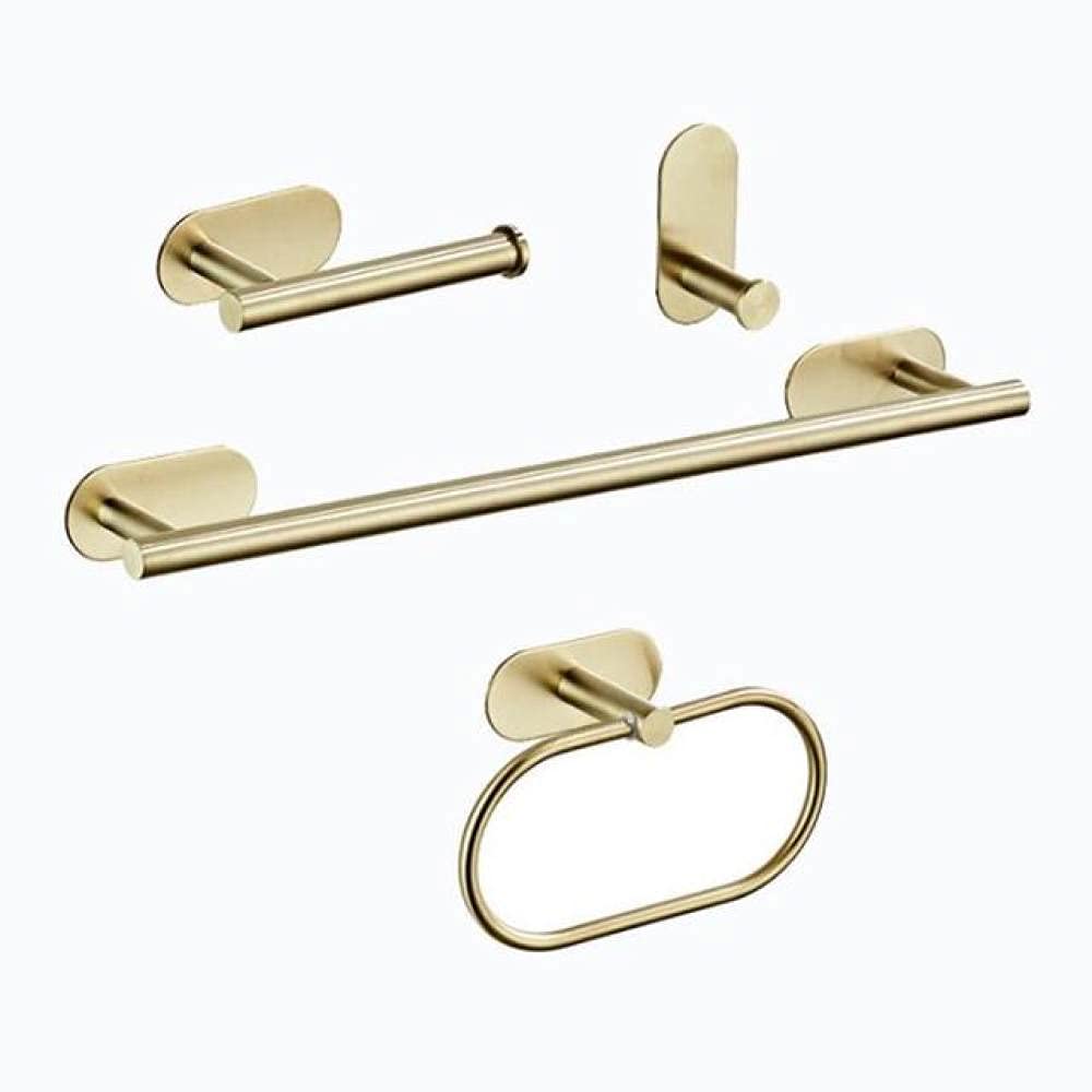 Juego de herrajes de acero inoxidable accesorios baño barra toalla