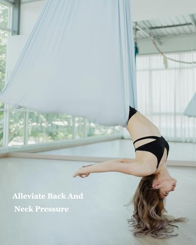 Image of F.Life Aerial Silk Yoga Hammock & Swing for yoga Inversion,Strength training,starter hardware kit