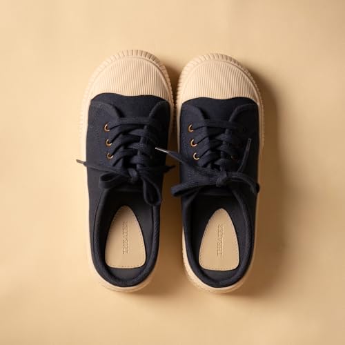 Image of Theater Women Elves Lace-Up Mule Sneakers | Canvas Upper with Cushioned Sole | Lightweight Comfort for Casual & Travel Styling