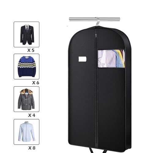 Garment Bags Non-Woven Three-Dimensional Transparent Window Clothes Dust Cover, Non-Woven Clothes Dust Bag Suit Cover Clothing Dust Cover4
