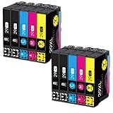 COMPATIBLES Ces cartouches sont compatibles avec une large gamme de modèles d'imprimantes, ce qui les rend accessibles à un grand nombre d'utilisateurs. Grâce à cette compatibilité, les utilisateurs peuvent facilement trouver les cartouches appropriées pour leur imprimante, sans avoir à se soucier de la recherche de modèles spécifiques ou de la compatibilité.