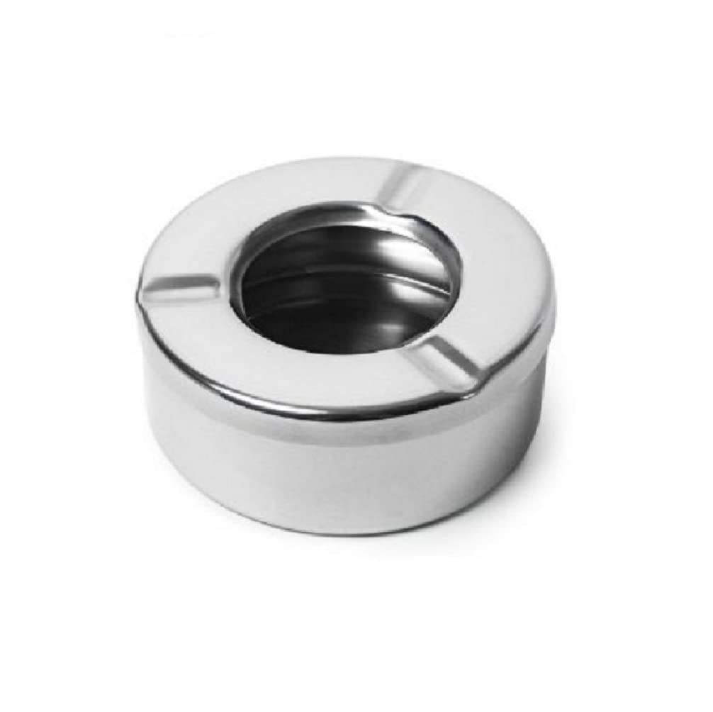 Dynore Stainless Steel Multi Color Lid Ash Tray- Black/Silver/Blue - Image 3 thumbnail