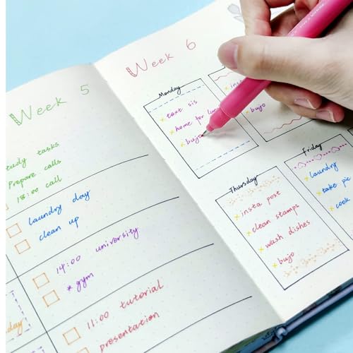 AECHY 8PCS Curve Highlighter Pen Set