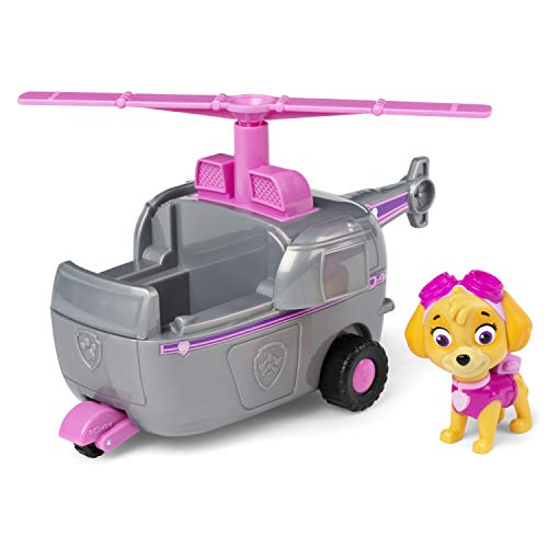 PAW PATROL Vehículo de helicóptero 6054971 Skye's con Figura Coleccionable, para niños de 3 años y más, Multicolor