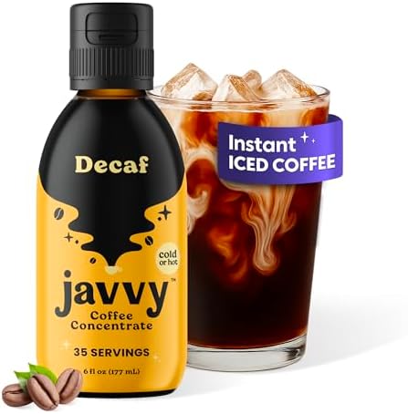 Coffee Concentrate - Cold Brew Coffee, Perfect for Hot or Iced Instant Coffees, Hot Drinks, Cold Brew Concentrate, 35 Servings - Original Decaf
