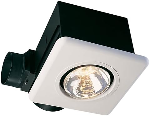 Air King AK917 Bulb Heater, Single Exhaust Fans, Medium, White