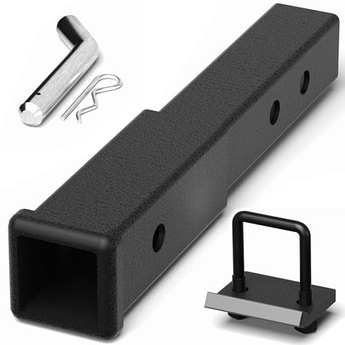 Trailer Hitch Extension for 2-Inch Receiver, Heavy Duty Hitch Extender