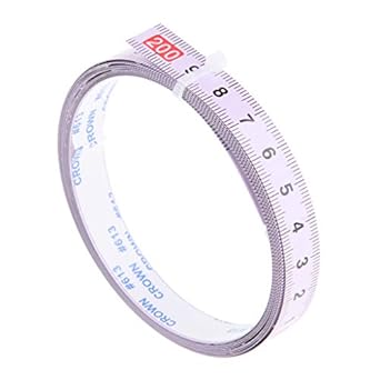 LYLA Miter Saw Track Tape Measure Adhesive Metric Ruler Right To Left(200Cm-0)