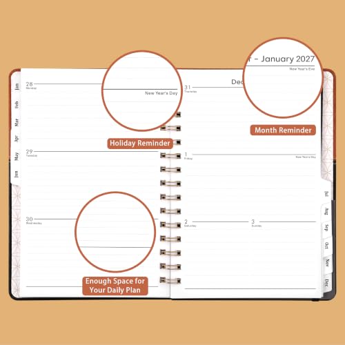 Image of 2027 Planner - Weekly Monthly Planner 2027, 6.1'' x 8.3''