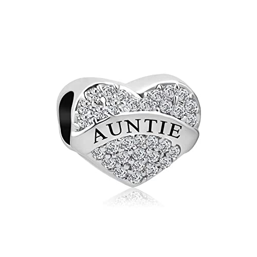Abalorio I Love You Sister de corazón para pulseras Pandora en looks diarios