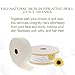 GiGi Epilating Roll for Hair Waxing/Hair Removal, Natural Muslin Epilating Roll, 2.5” by 100 yds