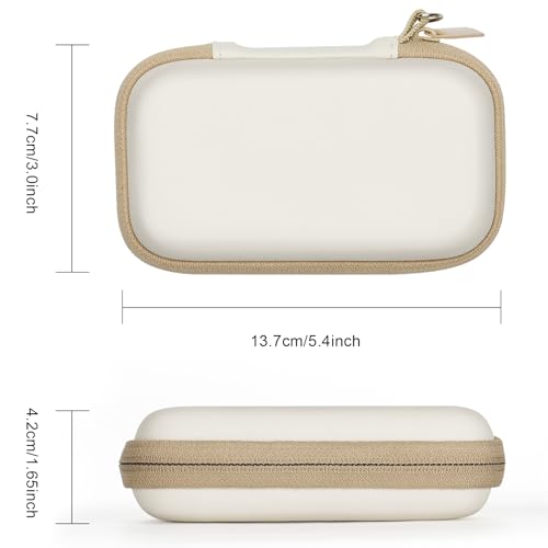 Image of Yinke Hard Case for SanDisk Extreme Pro /SanDisk Extreme External SSD 500GB 1TB 2TB Travel Case Storage Bag(White)