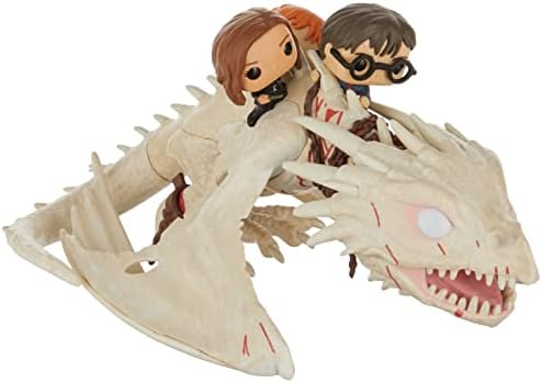 Funko Pop! Rides: Harry Potter - Gringotts Dragon with Harry, Ron, and Hermione, Vinyl Figure