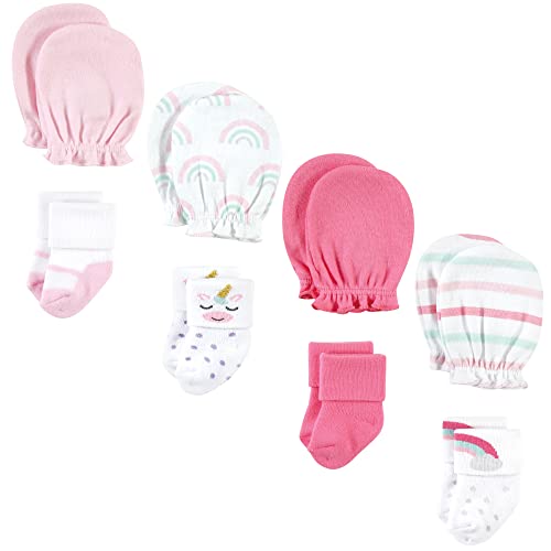 Image of Hudson Baby baby-girls Socks and Mittens Set