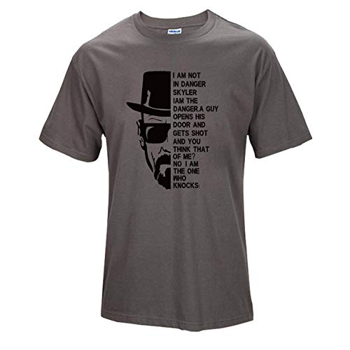 Camiseta de algodón para hombre con tejido transpirable y estampado moderno