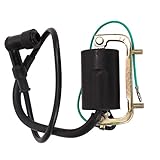 bobina 6v vespa Ajuste: la bobina de encendido con tapa de bujía es un reemplazo para CM91 C90M 1966-1969, para CT90 Trail 1966-1979, verifique el modelo y el año antes de realizar el pedido.
