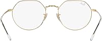 Vista 7 de Ray-Ban Unisex Rx6465f Jack Low Bridge Fit Round Prescription Eyewear Frames