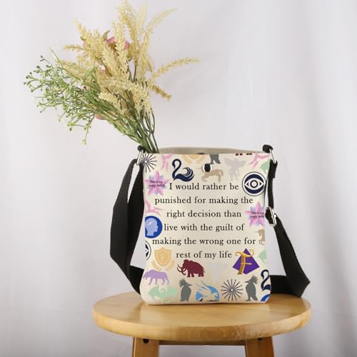 UJIMS Keeper Lost Cities Merch KOTLC Bookish Crossbody Bag Keeper Fans Gifts Foxfire Academy Gift3