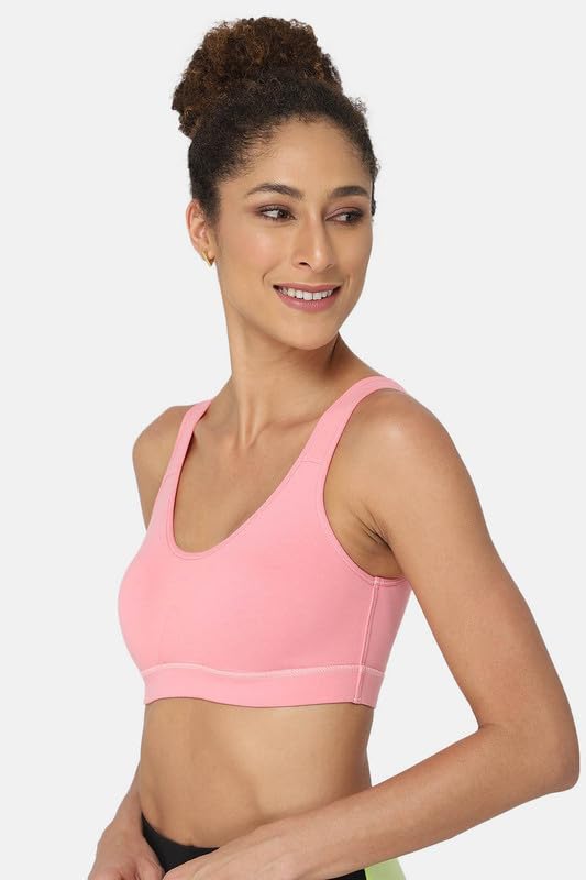 Image of Intimacy Active Sports Bra for Women Medium Coverage, Non-Wired, Non-Padded, Seamless, Stretchable Comfortable Support Activewear for Women