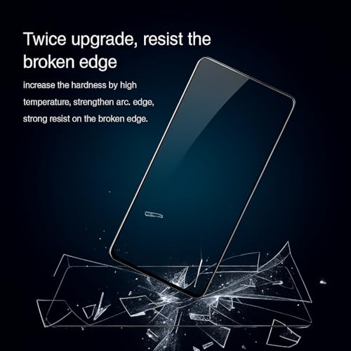 Image of Tempered Glass Screen Protector Compatible for Samsung Galaxy A53 5G (Black) with Edge to Edge Coverage and Easy Installation kit