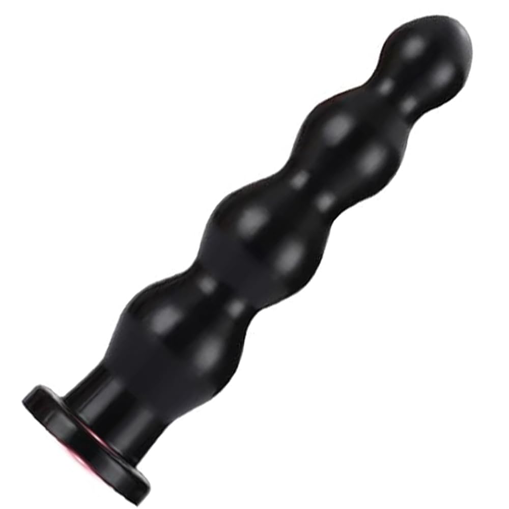BDSMLOVE Palline anali con 4 Palline, Plug Anale Donne Uomo Coppia Dilatatori Anali SexToy, Plug Anali Sexytoysys Dildo, Butt Plug per uomini donne coppie principianti professionali (Nero)