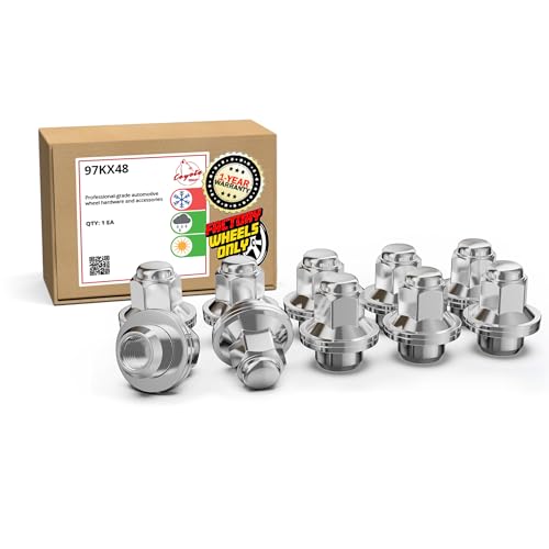 Image of Wheel Accessories Parts 10 Pcs M14x1.5 14x1.5 Thread OEM Style Lug Nuts 1.60 inch Long Chrome 13 /16 inch 21mm Hex Fits Toyota Tacoma Tundra 4Runner | 90942-A1007 | | 90942-01121