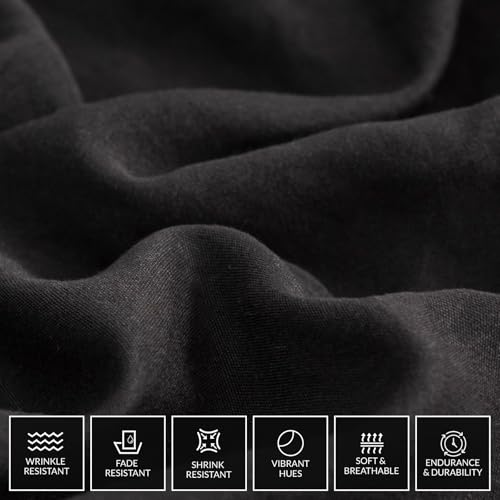 Pamposh Double Duvet Set - Pre-Washed Microfibre Bedding Set for Added Softness & Comfort - Lightweight Premium Quilt Cover Set for All Seasons With Zipper Closure - Image 7