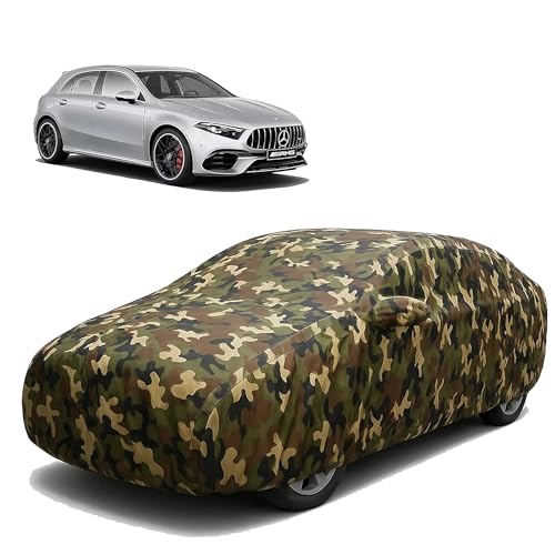 Image of Sulfar 100% Waterproof Car Body Cover for Mercedes Benz AMG - Triple-Stitched Dustproof UV, Heat & Rain Protection with Mirror Pockets, Full-Bottom Elastic & Free Storage Bag - All-Weather Indoor Outd