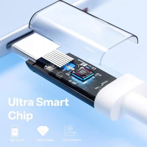 Image of Type-C to Type-C Cable | 45W Fast Charging & Data Sync | Tangle-Free USB-C Charger Cord | Compatible with Nothing Phone 3 /3A / 3A Plus / 2 / 2A / 2A Plus /1, CMF Phone 1