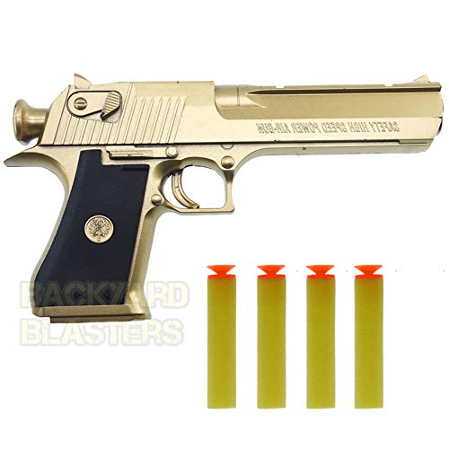 Backyard Blasters Toys Guns for Boys Golden Desert Eagle Toy Foam Dart Gun for Kids and Dart Gun Toy for Adults,Fun Outdoor Game for Kids Toy Guns Backyard Blasters Toys Guns for Boys Golden Desert Eagle Toy Foam Dart Gun for Kids and Dart Gun Toy for Adults,Fun Outdoor Game for Kids Toy Guns