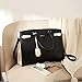 BOSTANTEN Briefcase for Women Leather Laptop Briefcase Shoulder Work Tote Bag Purse 15.6 Inch Black