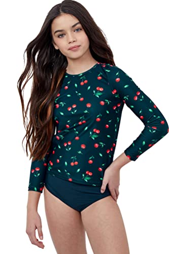 Gottex Kids Long Sleeve Rash Guard Top with Matching Bikini Bottom