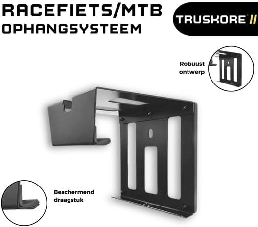 Truskore Bicycle Wall Mount showing robust design and protective support