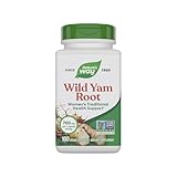 Nature's Way Wild Yam Root Capsules, Women's Traditional Health Support*, 700 mg per 2-Capsule Serving, Non-GMO Project Verified, 100 Vegan Capsules (Packaging May Vary)