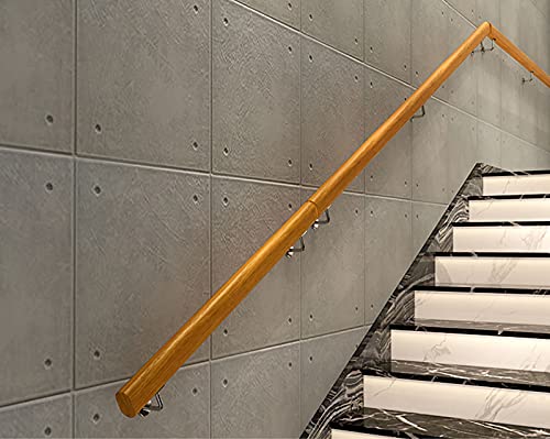 Rampes d'escalier en bois antidérapantes pour personnes âgées et sécurisation des murs - 3