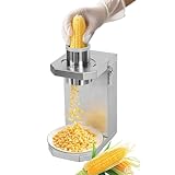 Égreneuse à maïs électrique 40 W, machine à égrener le maïs en acier inoxydable, lame amovible, égrenage rapide en 20 secondes, égreneuse automatique commerciale pour maïs frais et cuit