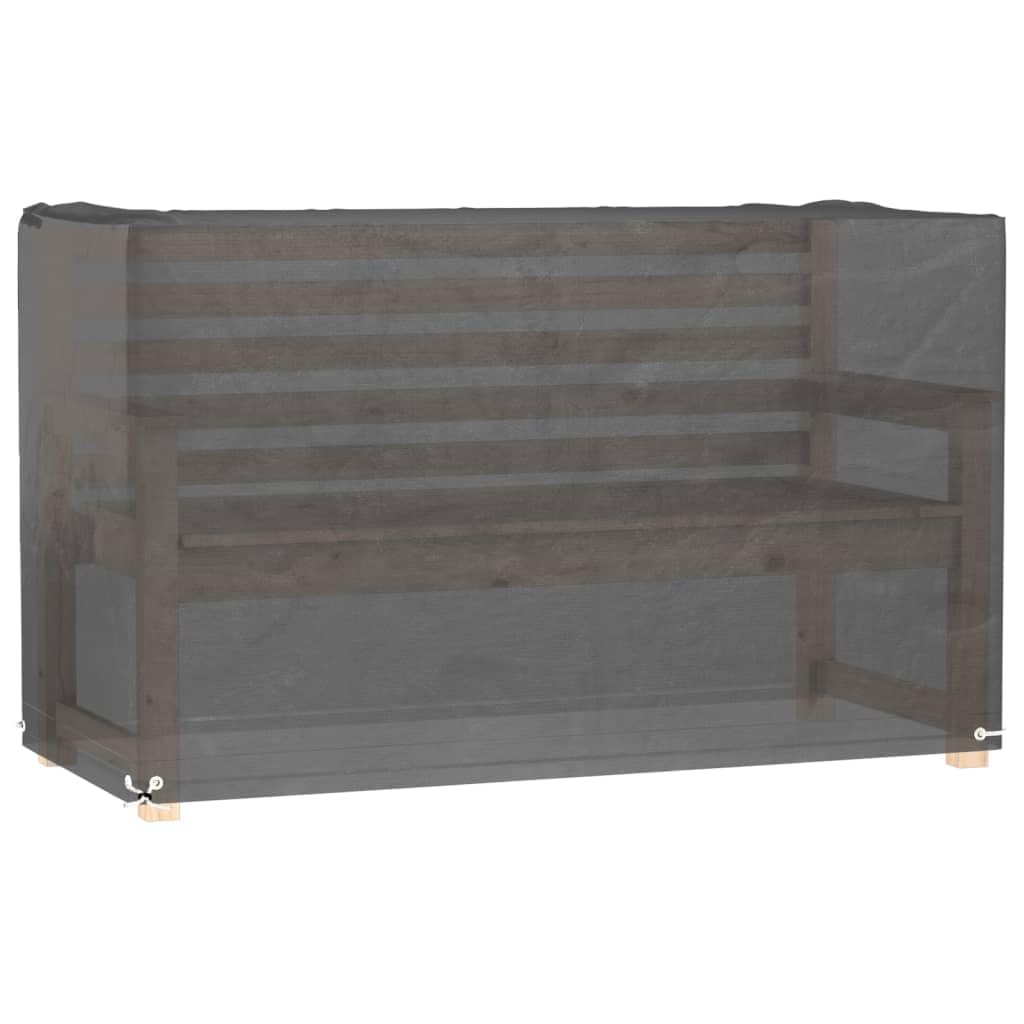 Akcesoria do mebli ogrodowych, pokrowiec na meble ogrodowe, 8 oczek, 125 x 55 x 75 cm, prostokątne meble