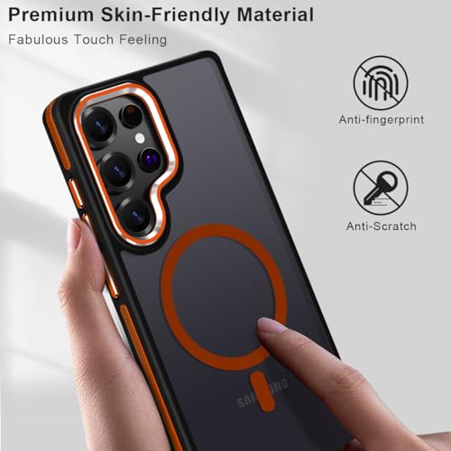 Image of MALEWOLF Magnetic Case for Samsung Galaxy S25 Ultra, Slim Matte Cover