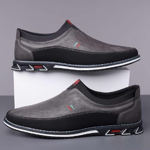 Image of Men's Oxford Business Casual Shoes Office Loafers Dress Comfort Driving Shoes