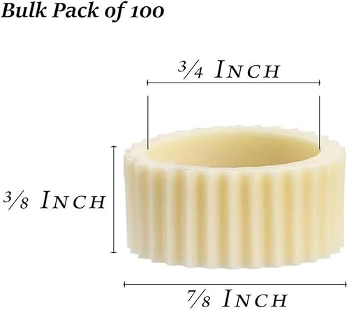 Miniatura 9 de Factory Direct Craft Paquete de 20 agarradores de goma para velas, portavelas para velas cónicas y vasos de velas, los agarres de vela mantienen las