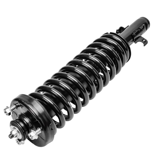 Image of Detroit Axle - Pair Front Struts for 1990-1993 Honda Accord 1991 1992 2 Ready Struts w /Coil Spring Assembly Replacement Suspension Quick Install Ready Struts Shocks Assembly