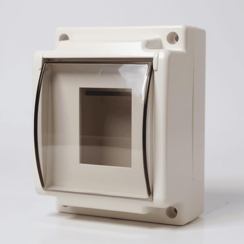 Daystar Solutions (4Way-SealX) Pvc MCB Box With Door Type Transparent Cover - Rated Heavy Quality - (4 Way MCB Box)-image-4