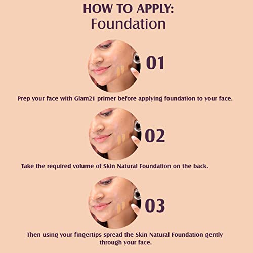 Image of Glam21, Pick Me! Matte Foundation for Non-sticky Instant Spotless Glow with Long Day Matte Coverage | Increase Skin Breathability | F6514, Shade-04
