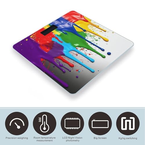 Báscula Digital de Baño con Pantalla LCD y Capacidad 400 lb miniatura 3