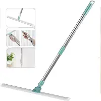 RODO SILICONE MAGICO VASSOURA 2 EM 1 MOP ALUMINIO LIMPA PISO
