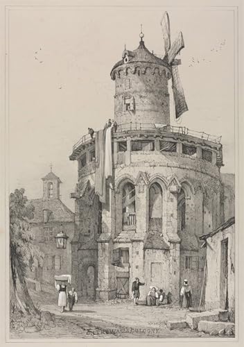 Cuadro de lienzo decorativo de Samuel Prout con bocetos históricos de Alemania y Flandes