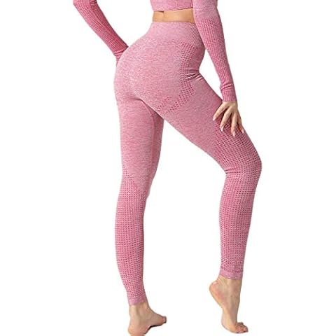 Weelovee Women Yoga Leggings High Waist Tummy Control Gym Workout Stretch Seamless Running Pants Cover