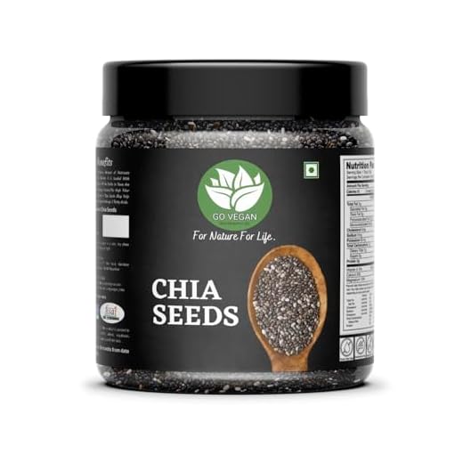 Go Vegan Raw Unroasted Chia Seeds with Omega 3 and Fiber for Weight Loss 250 Gram | Chia Seeds (250)